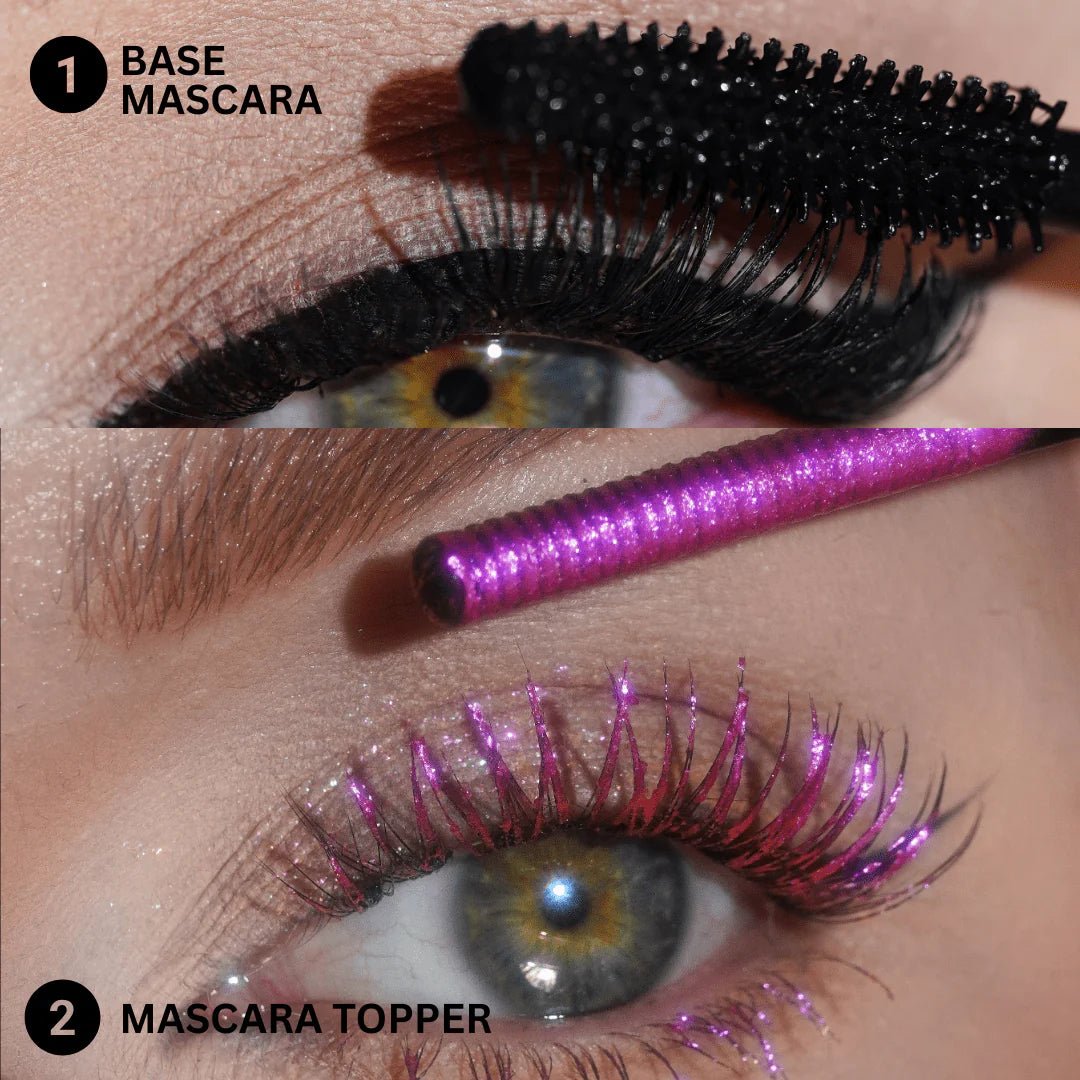 Mascara Topper - Magenta Florals