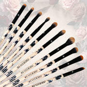 Ink & Roses Eye Blending Brush Set - 10 Piece
