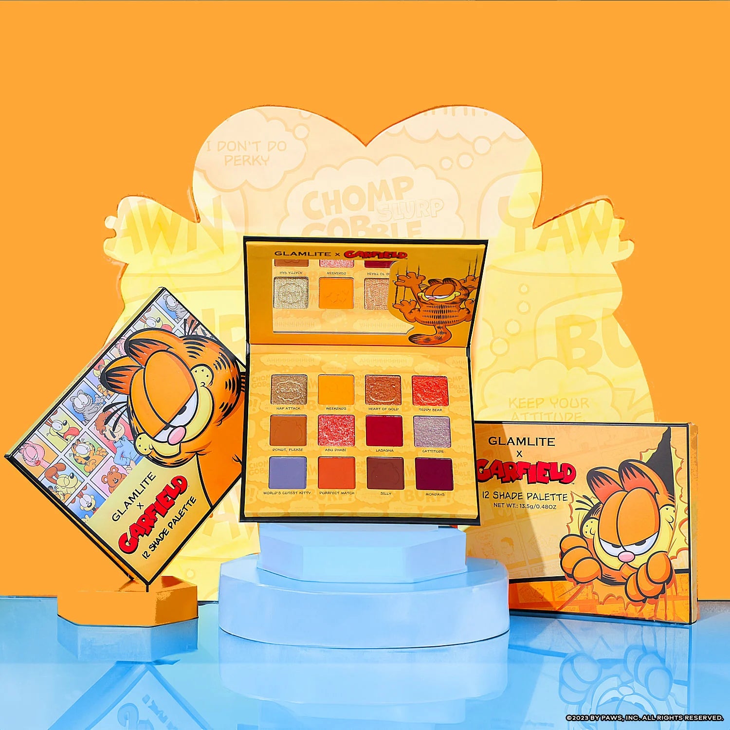 GARFIELD X GLAMLITE PALETTE