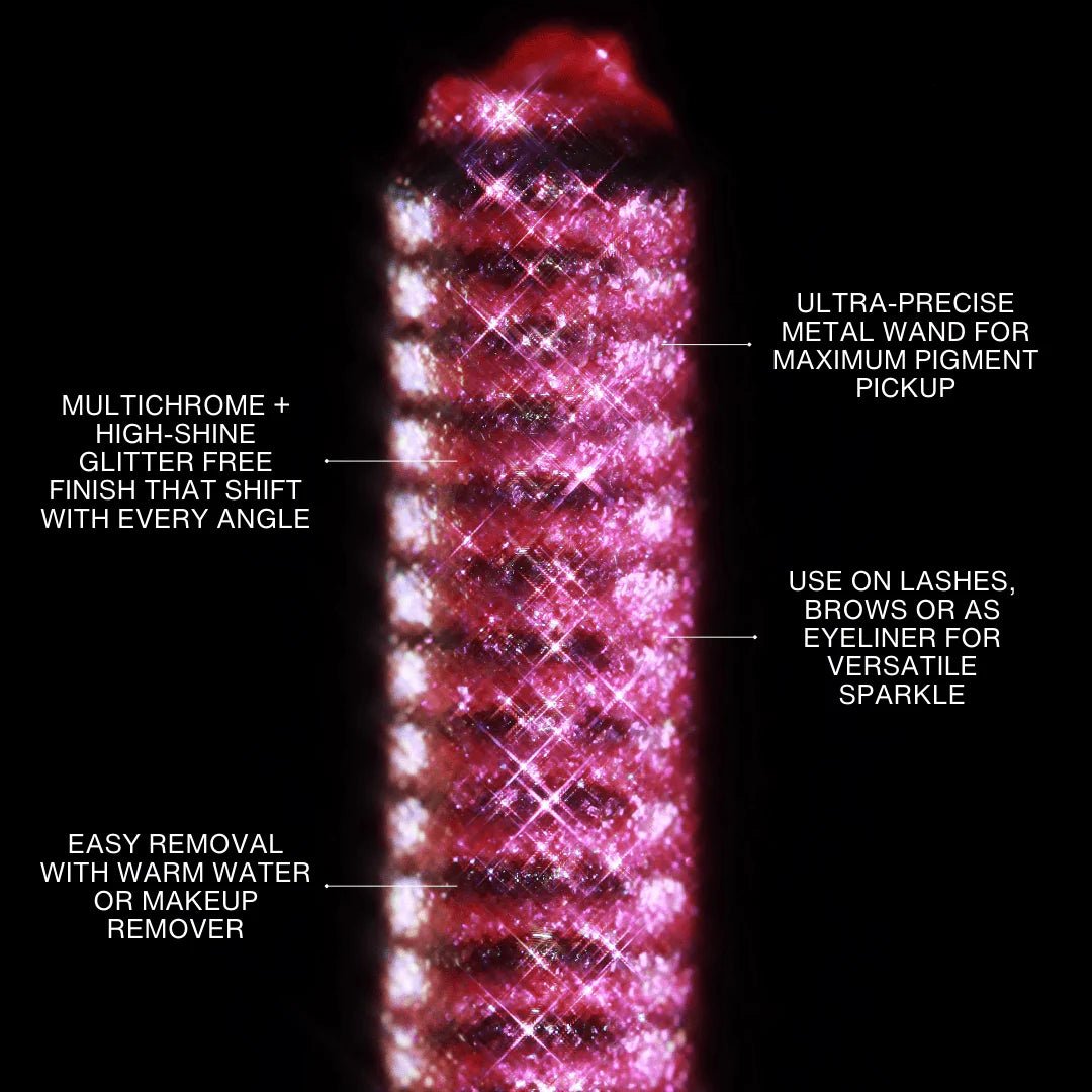 Mascara Topper - Magenta Florals