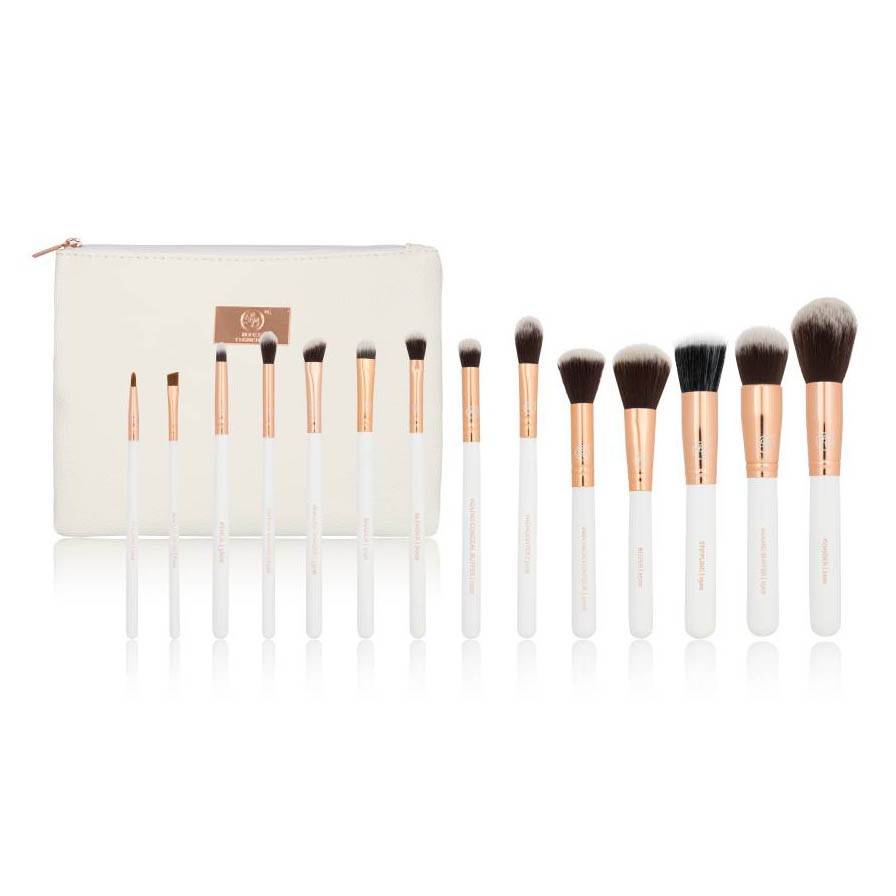 Boozy Cosmetics Rose Gold 14 pcs Brush Starter Set