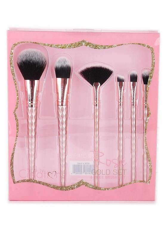 Beauty Creations Rose Gold Set 6pcs