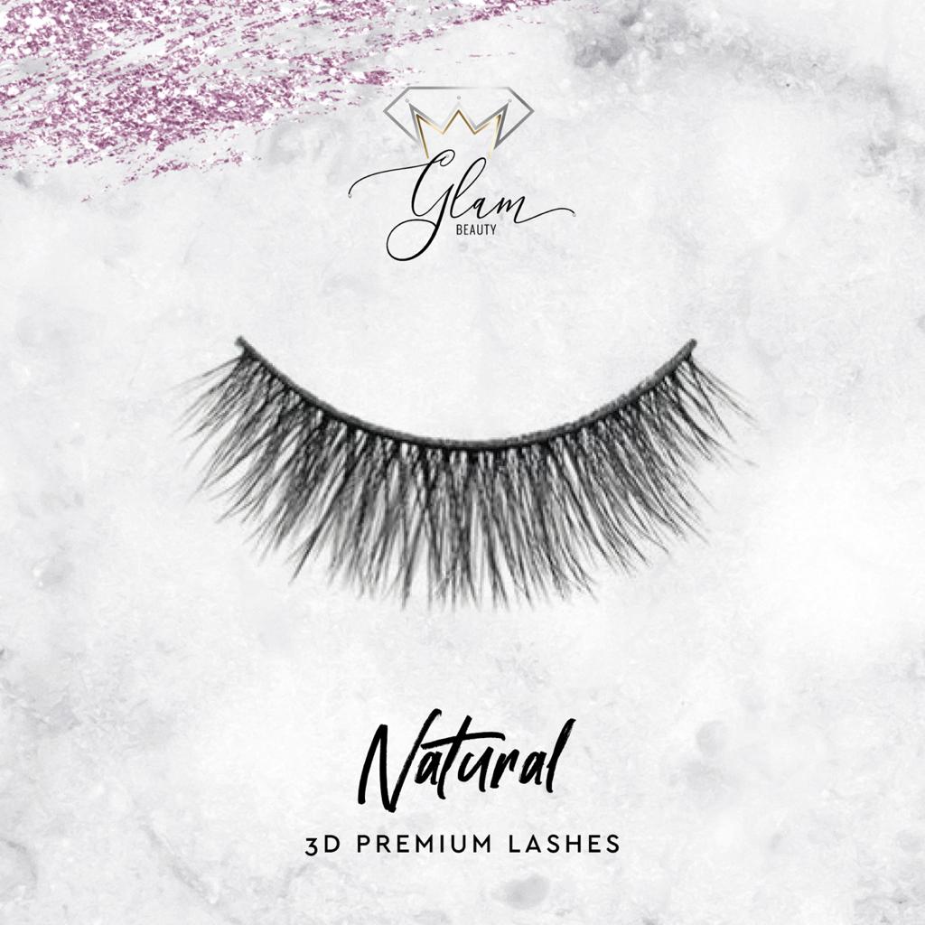 Glam Lashes Premium Silk - Natural