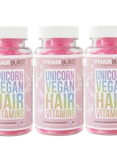 Unicorn Vegan Hair Vitamins Trio (3months)