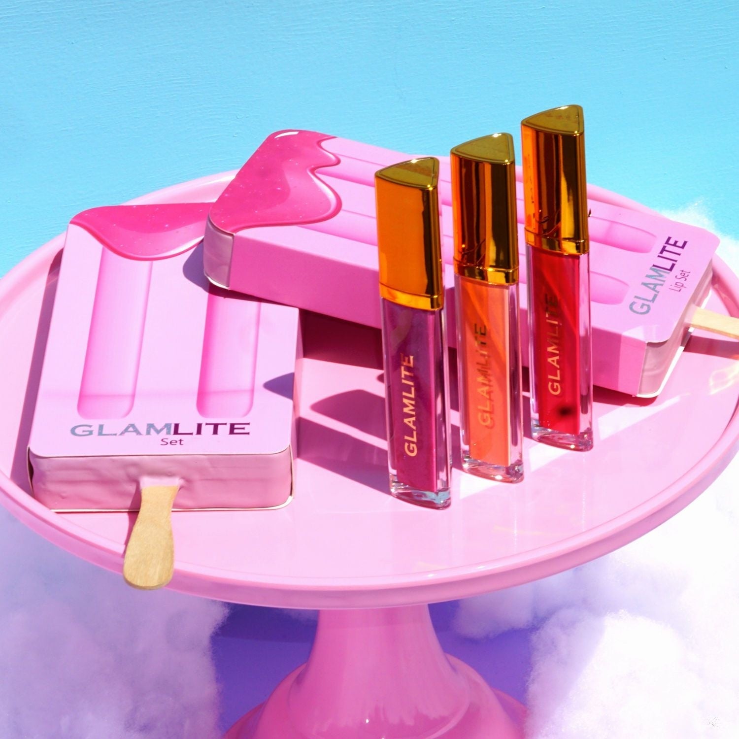 Strawberry Popsicle Set