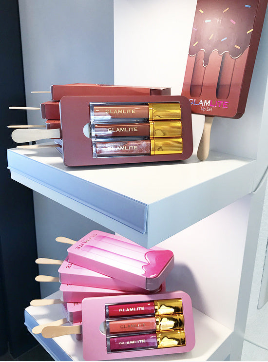 Strawberry Popsicle Set