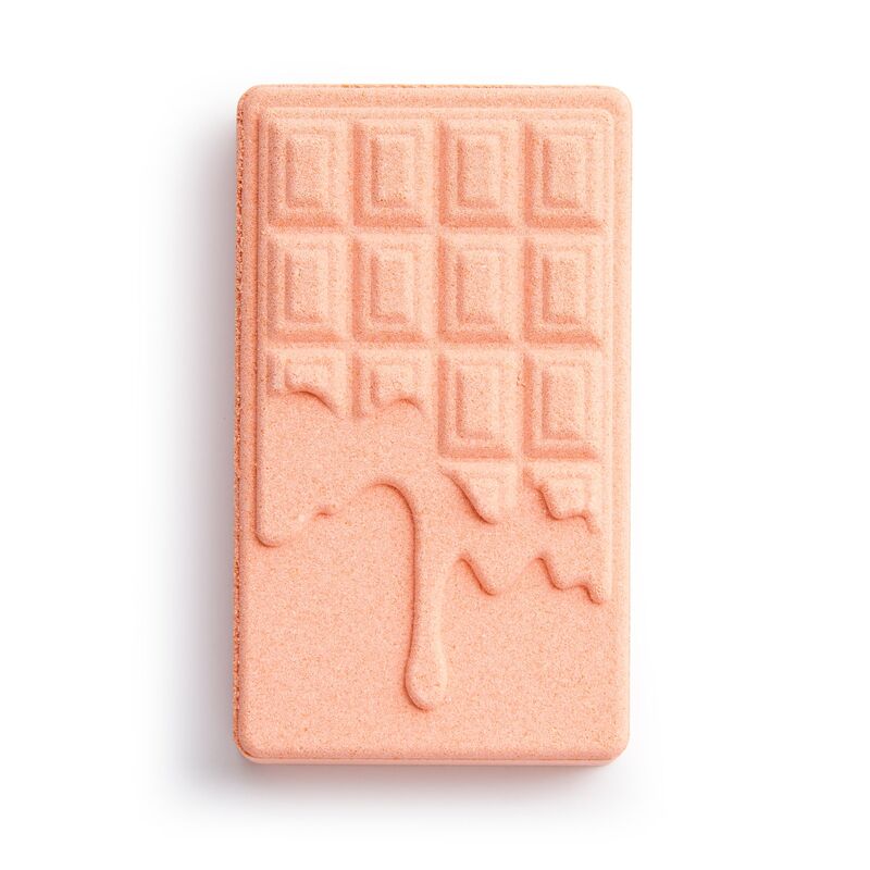 Chocolate Bar Bath Fizzer - Peach