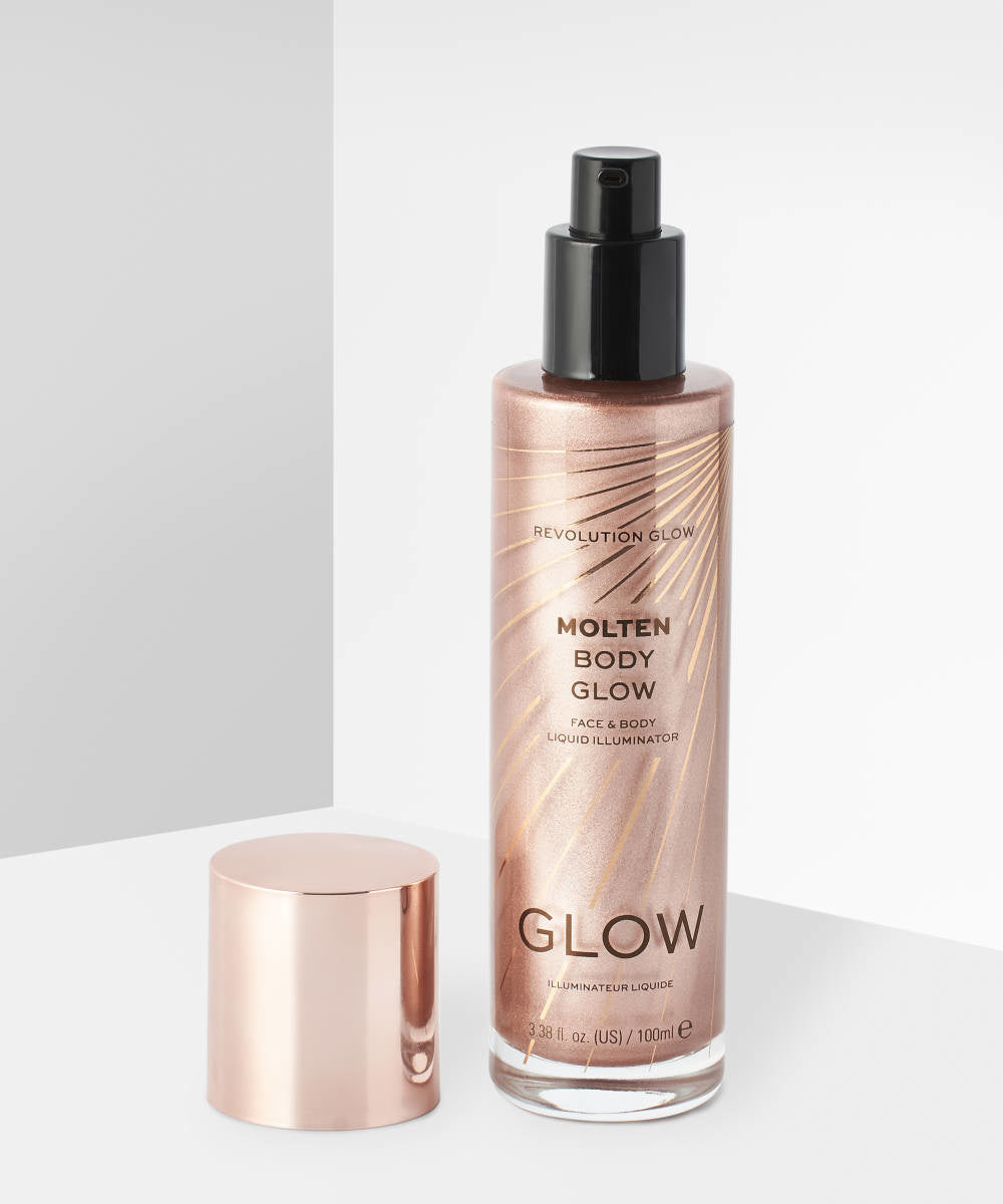 Glow Molten Body Bronze Liquid Illuminator - Rosegold