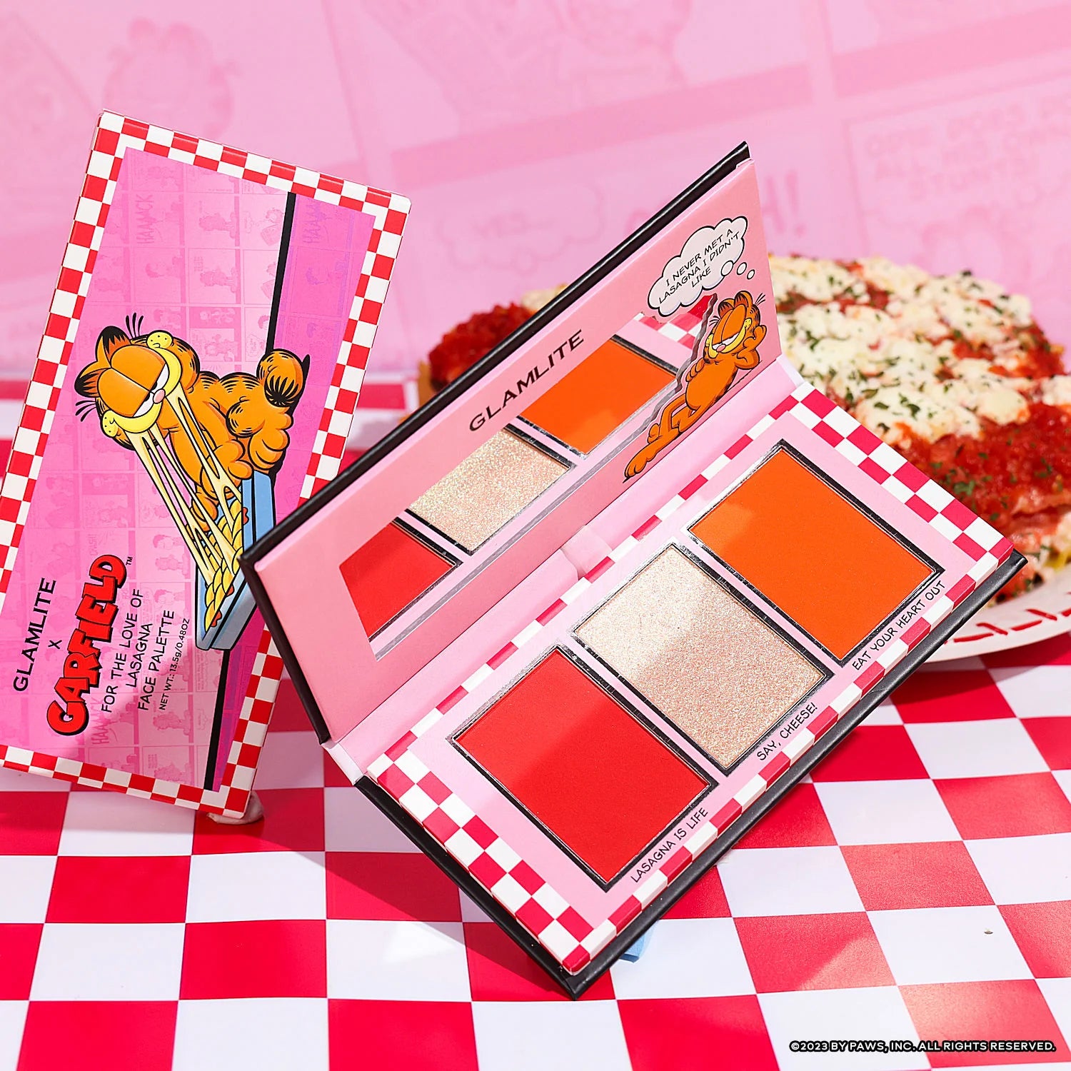 GARFIELD X GLAMLITE PALETTE