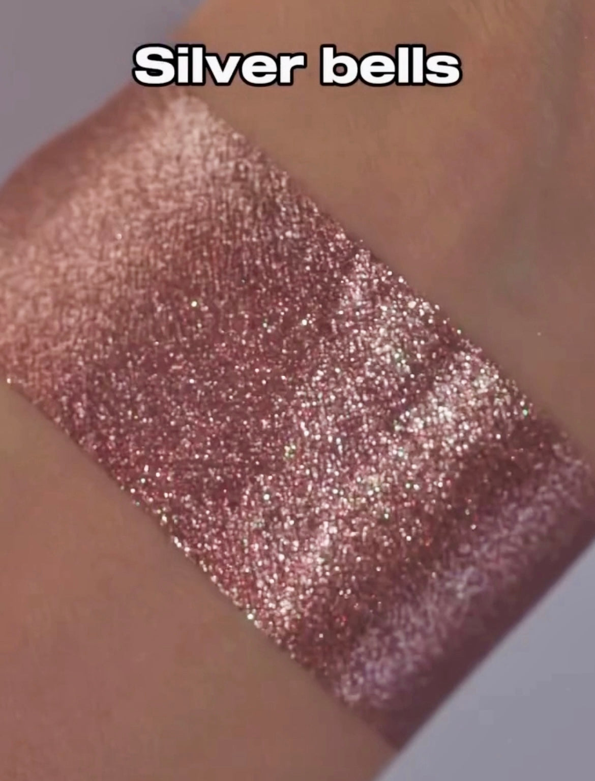 Pantalla individual de Navidad - Campanas plateadas