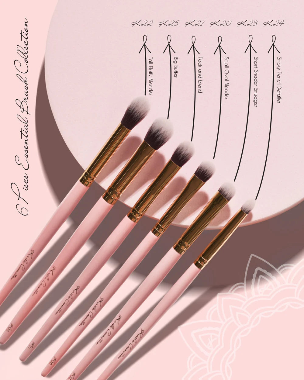 6 Piece Essential Brush Collection