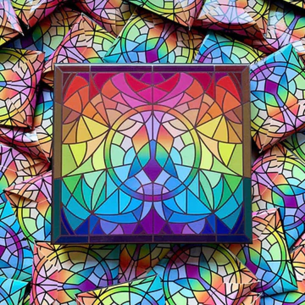 Mini Stained Glass Magnetic Palette