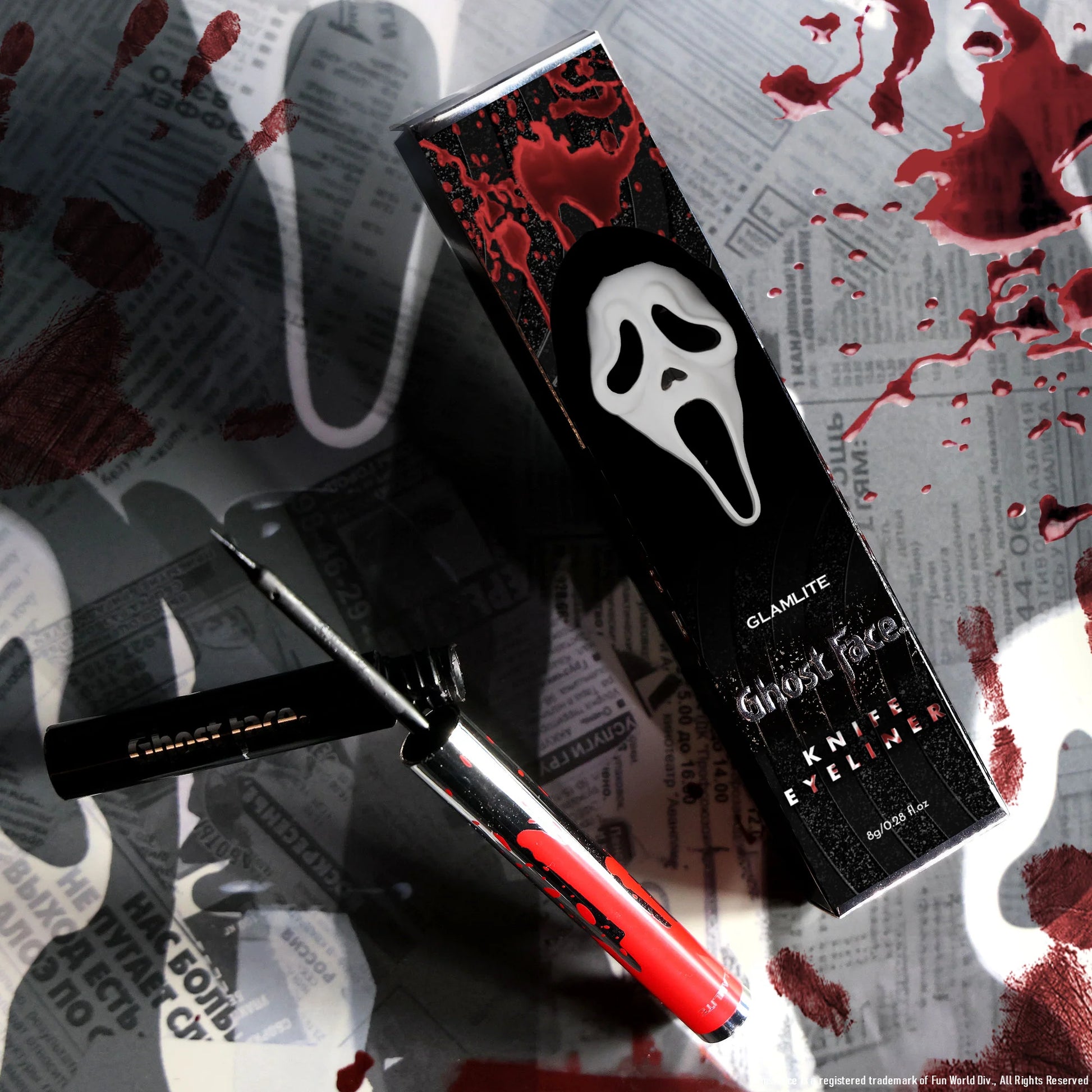 GHOST FACE™ X GLAMLITE KNIFE EYELINER *PRE ORDER SHIPPING IN AROUND 1-2 WEEKS*