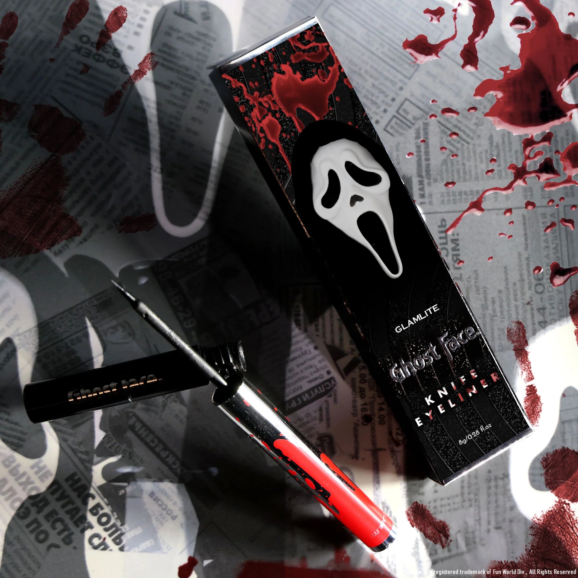 GHOST FACE™ X GLAMLITE KNIFE EYELINER *PRE ORDER SHIPPING IN AROUND 1-2 WEEKS*