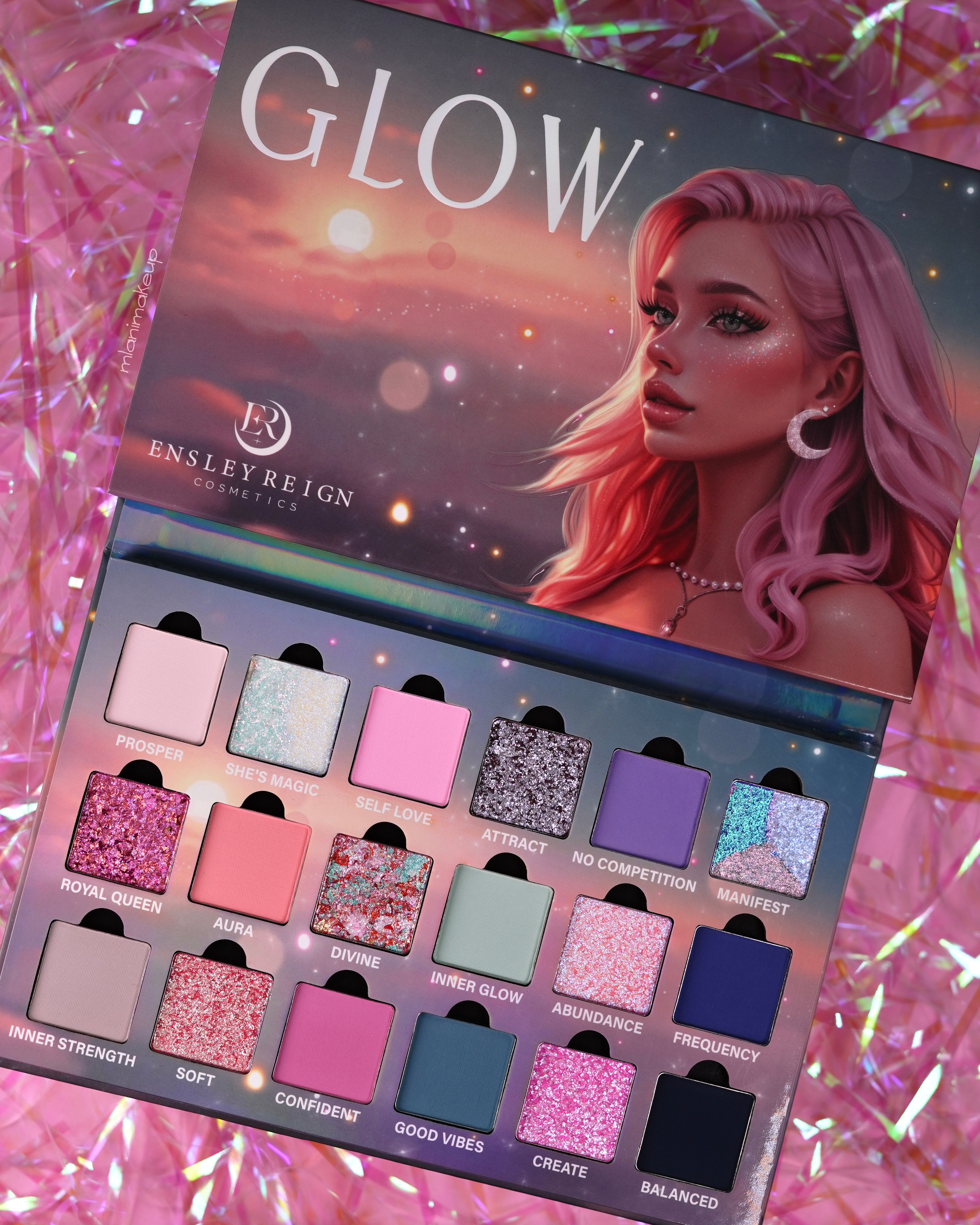 GLOW palette d'ombres à paupières