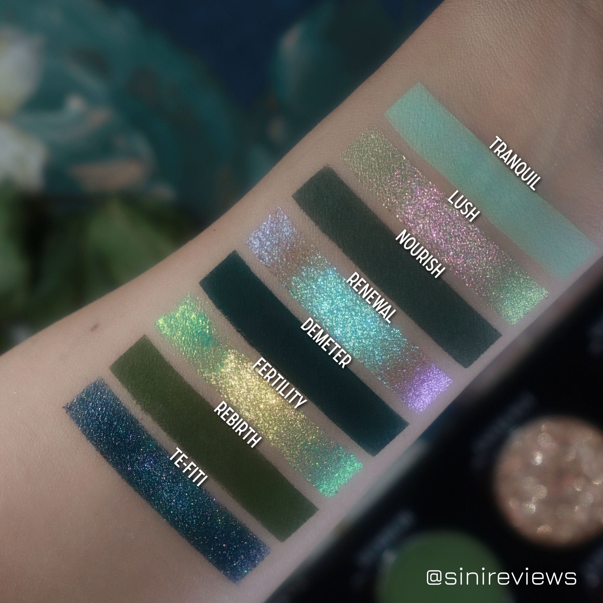 Green Goddess Eyeshadow Palette
