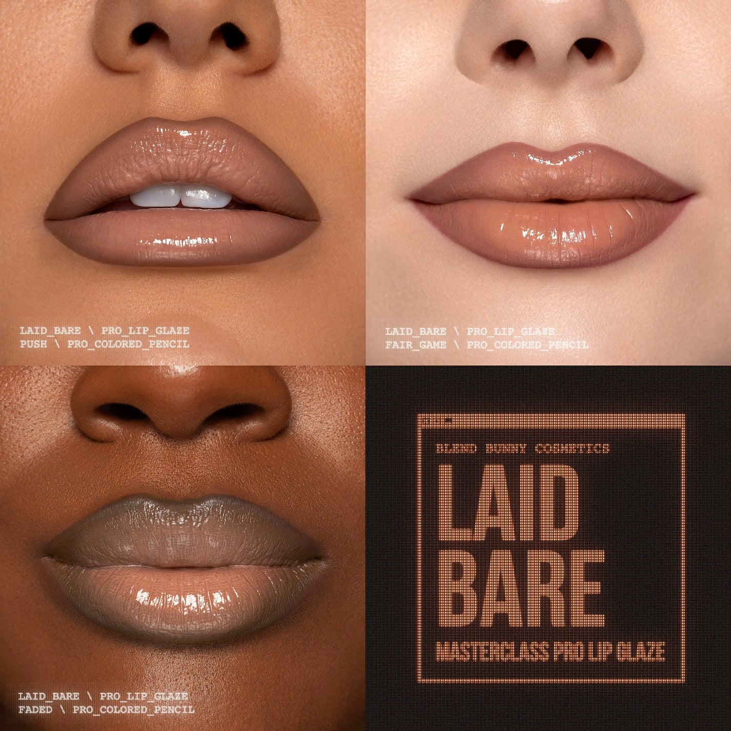 Masterclass Pro Lip Glaze: Neutrals