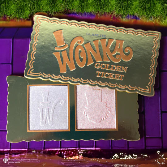 Wonka x Glamlite Golden Ticket Highlighter