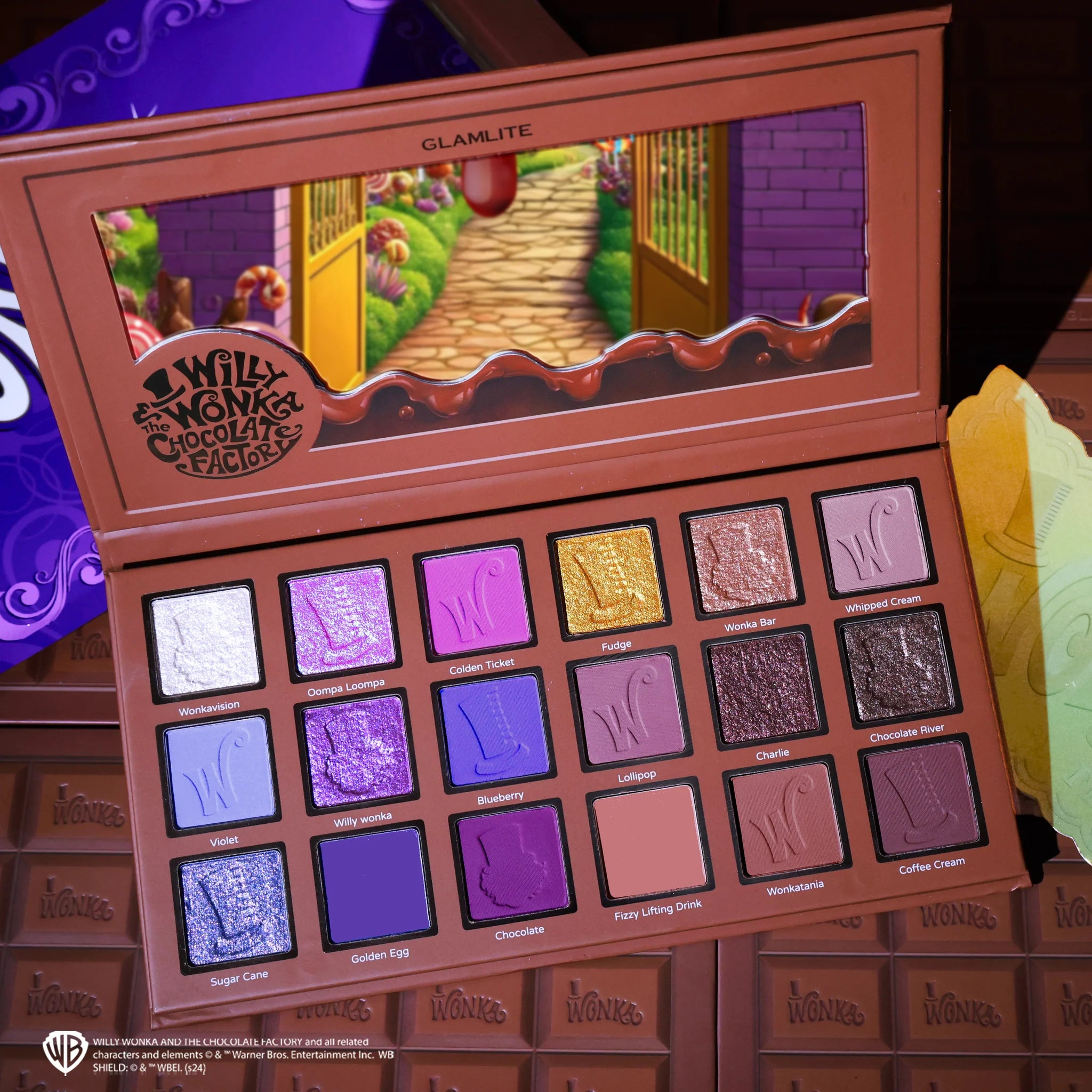 Wonka x Glamlite Palette