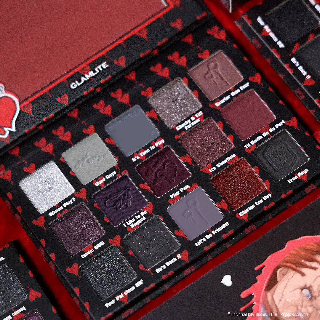 CHUCKY X GLAMLITE "CRAZY IN LOVE" PALETTE