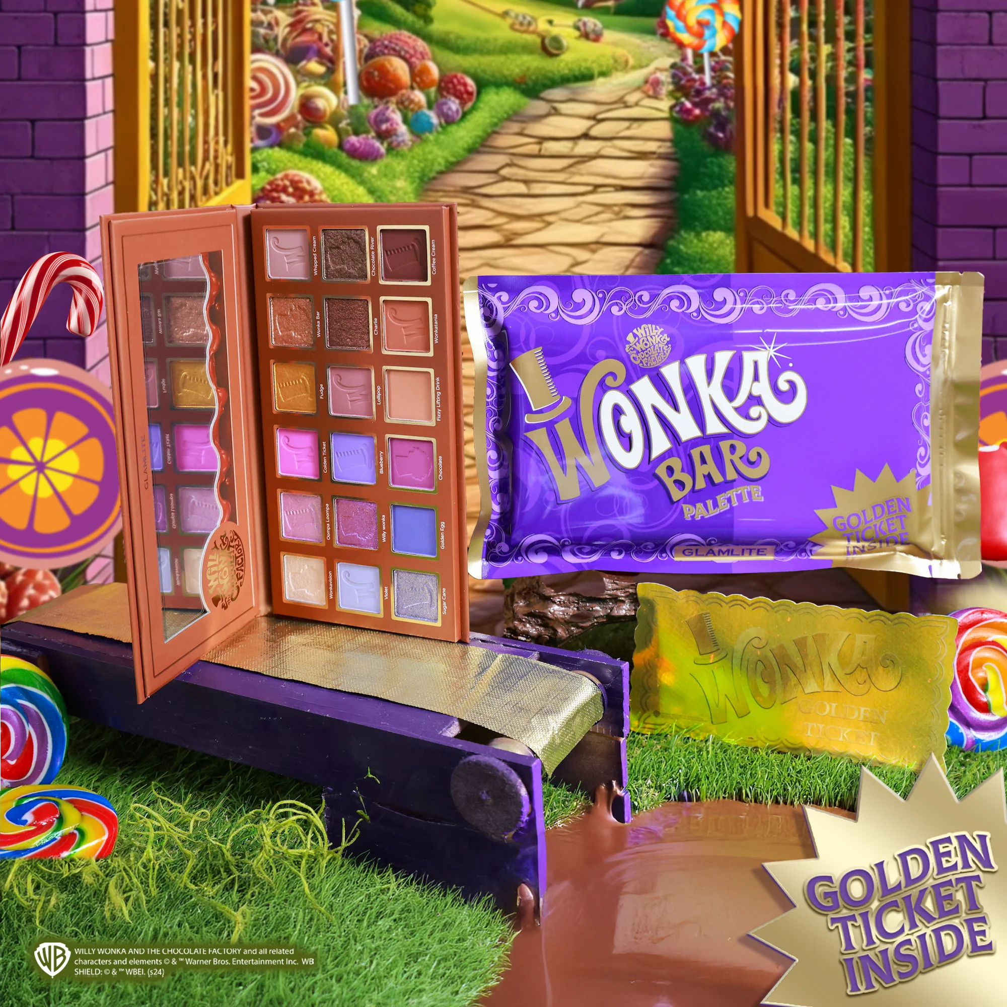 Wonka x Glamlite Palette