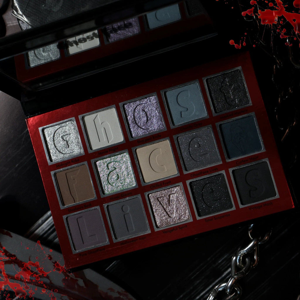 GHOST FACE™ LIVES PALETTE X GLAMLITE *PRE ORDER SHIPPING IN AROUND 1-2 WEEKS*