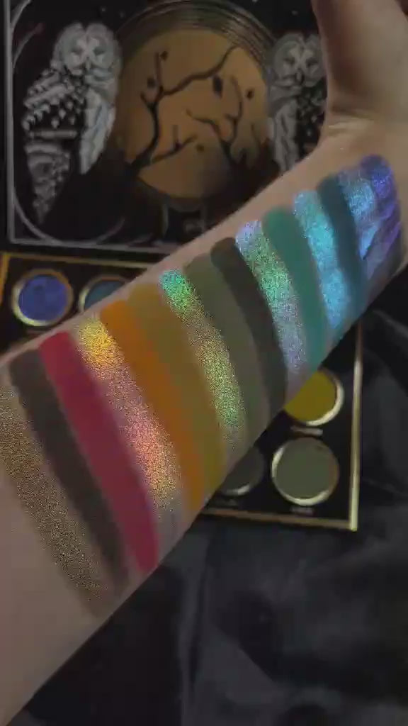 Załaduj wideo: Shivering Owls Eyeshadow Palette