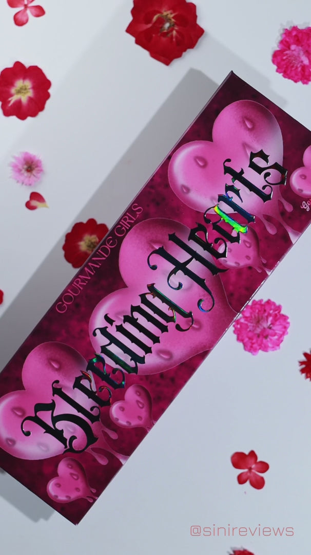 Load video: Bleeding Hearts Eyeshadow Palette