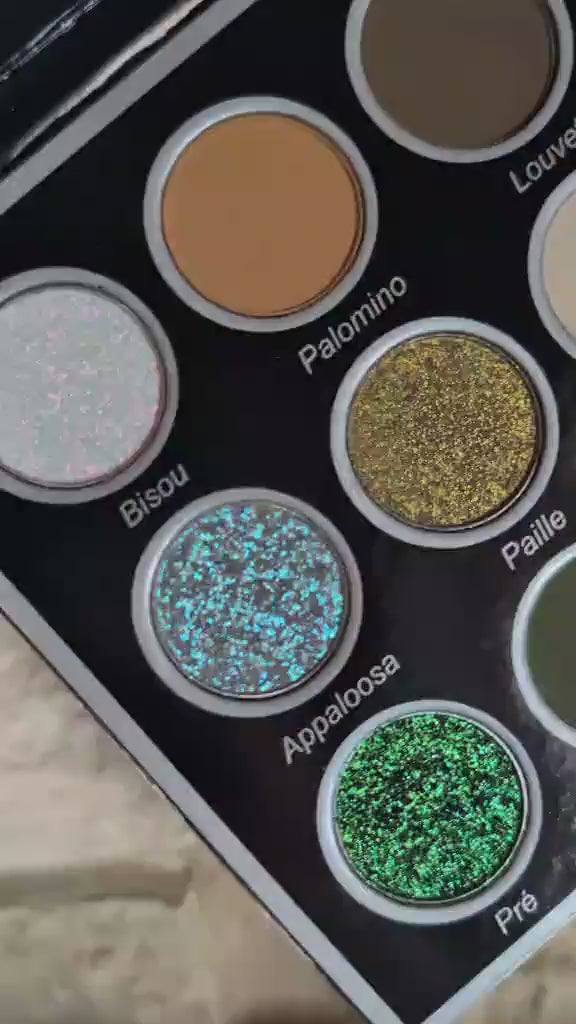 Chargement de la vidéo : Crying by the Horses Eyeshadow Palette