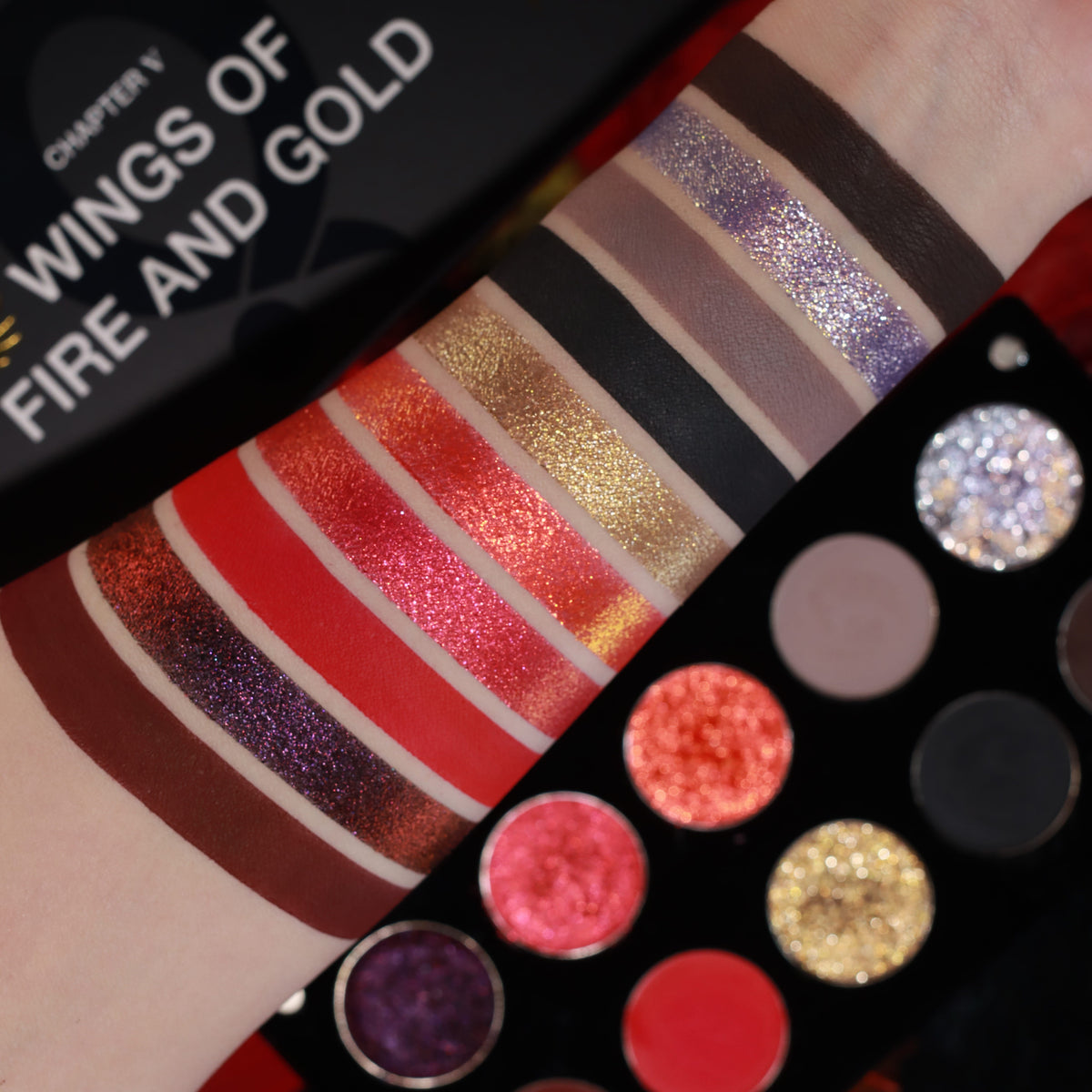 Question Beauty „Wings of Fire and Gold“ – Swatches