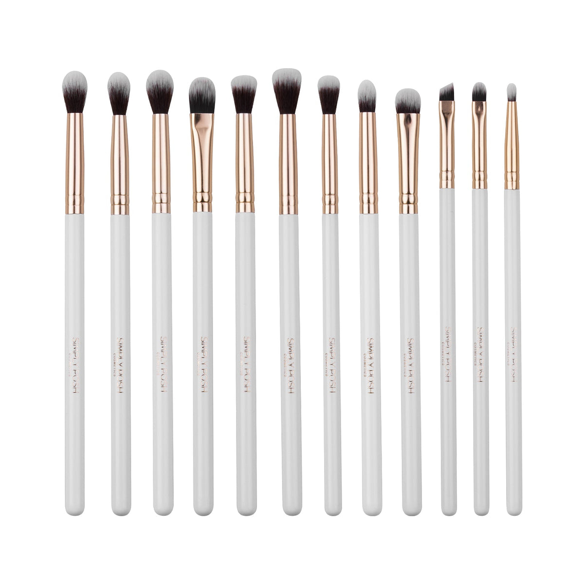 Simply Posh – 12-teiliges Eyeshadow Blending Brush Set – Ansicht 1