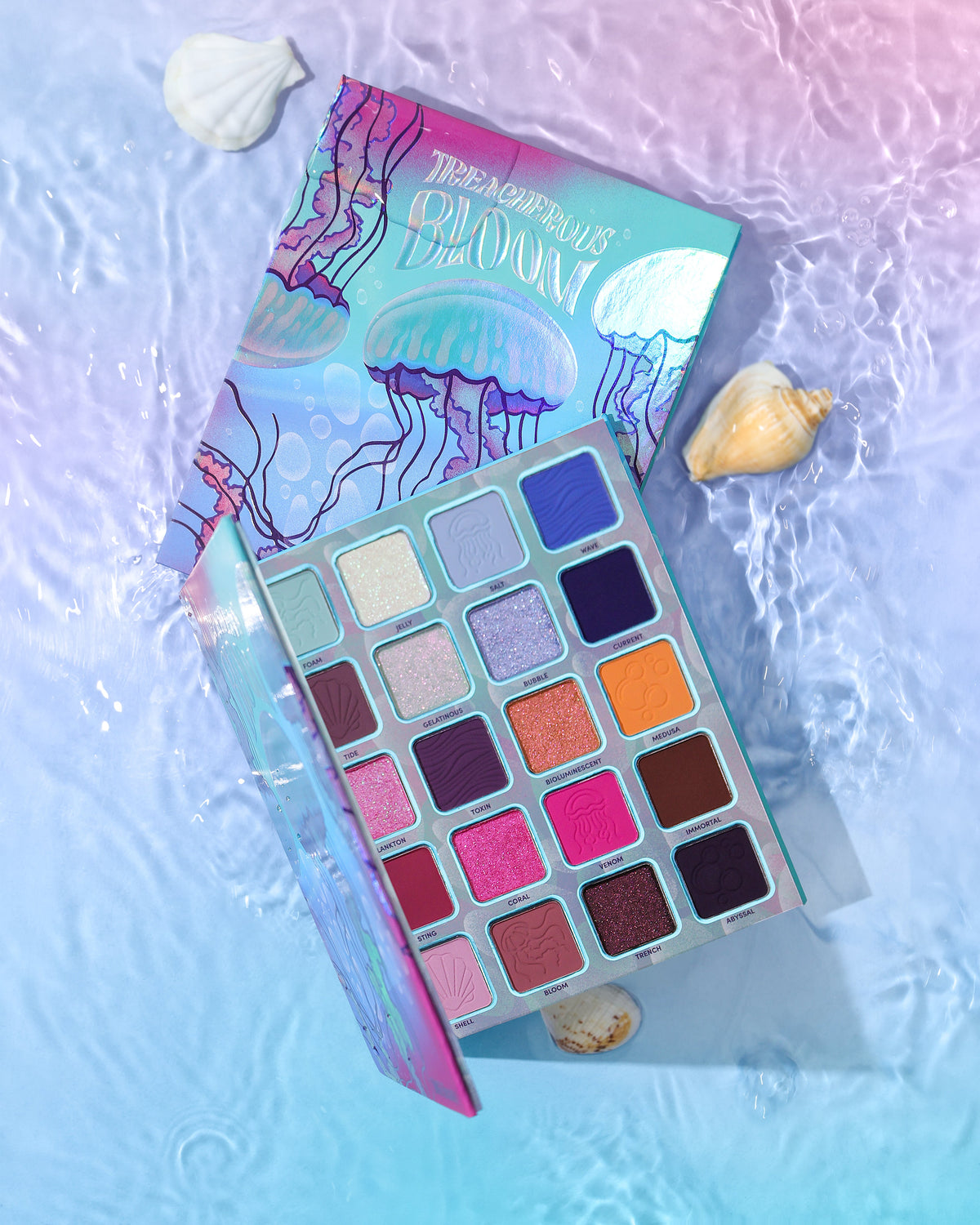Treacherous Bloom – Palette und Verpackung